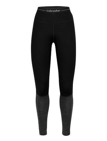 Icebreaker Merino 260 ZoneKnit™ Naisten Leggingsit Mustat | FI 1547EBCX